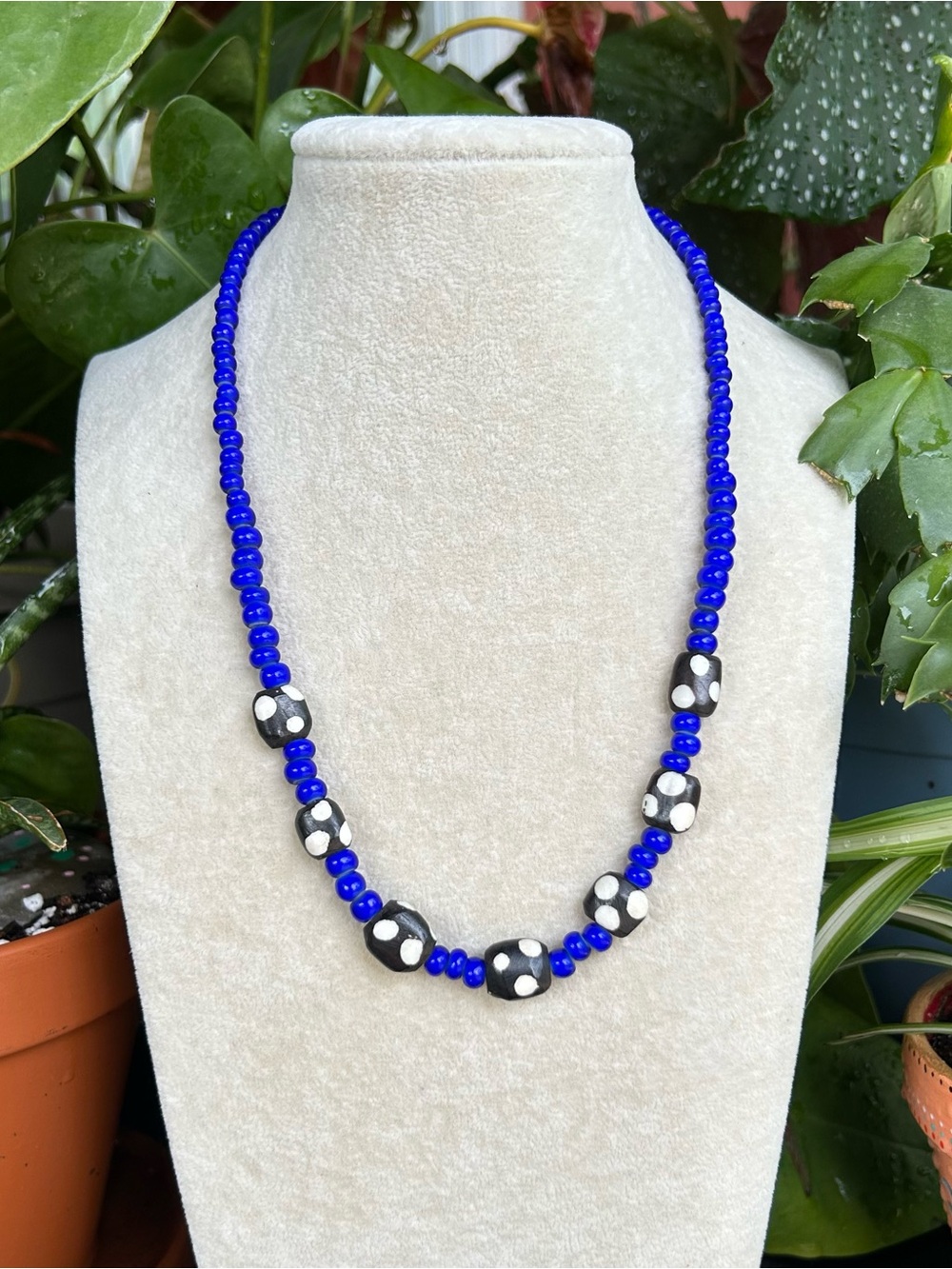 Cobalt blue necklace